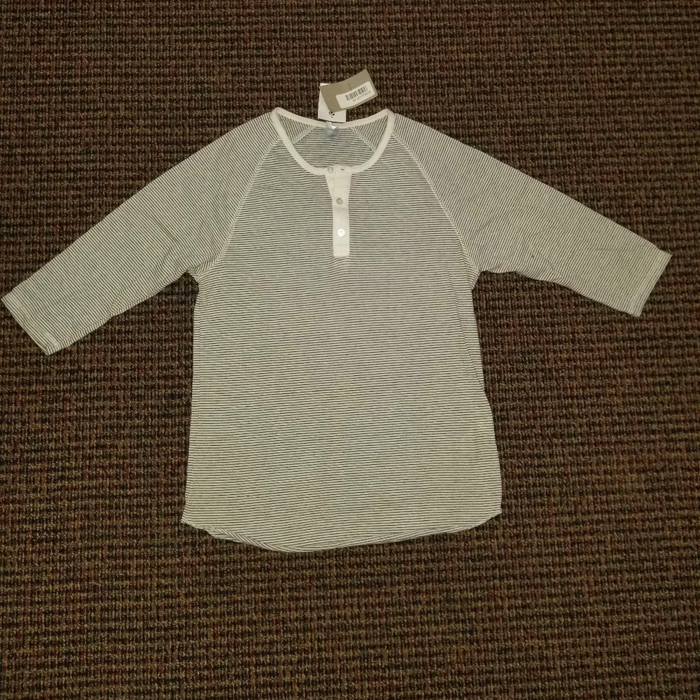 3/4 sleeve henley